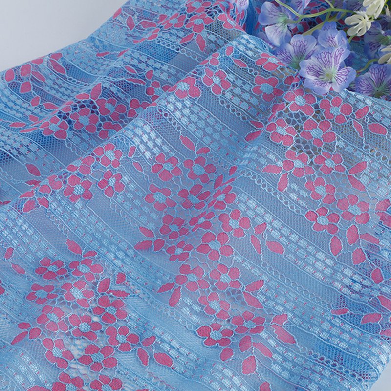 Lace Fabric Dress Evening Nylon for Women's Wear Wholesale Supplier 5